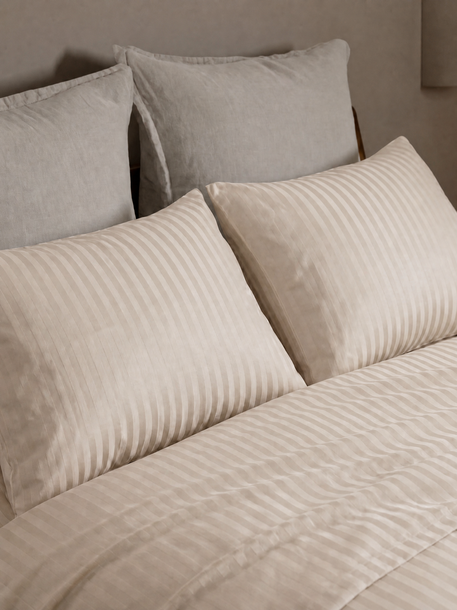 Juego de Sábanas Beige Crema - Colección Allegro