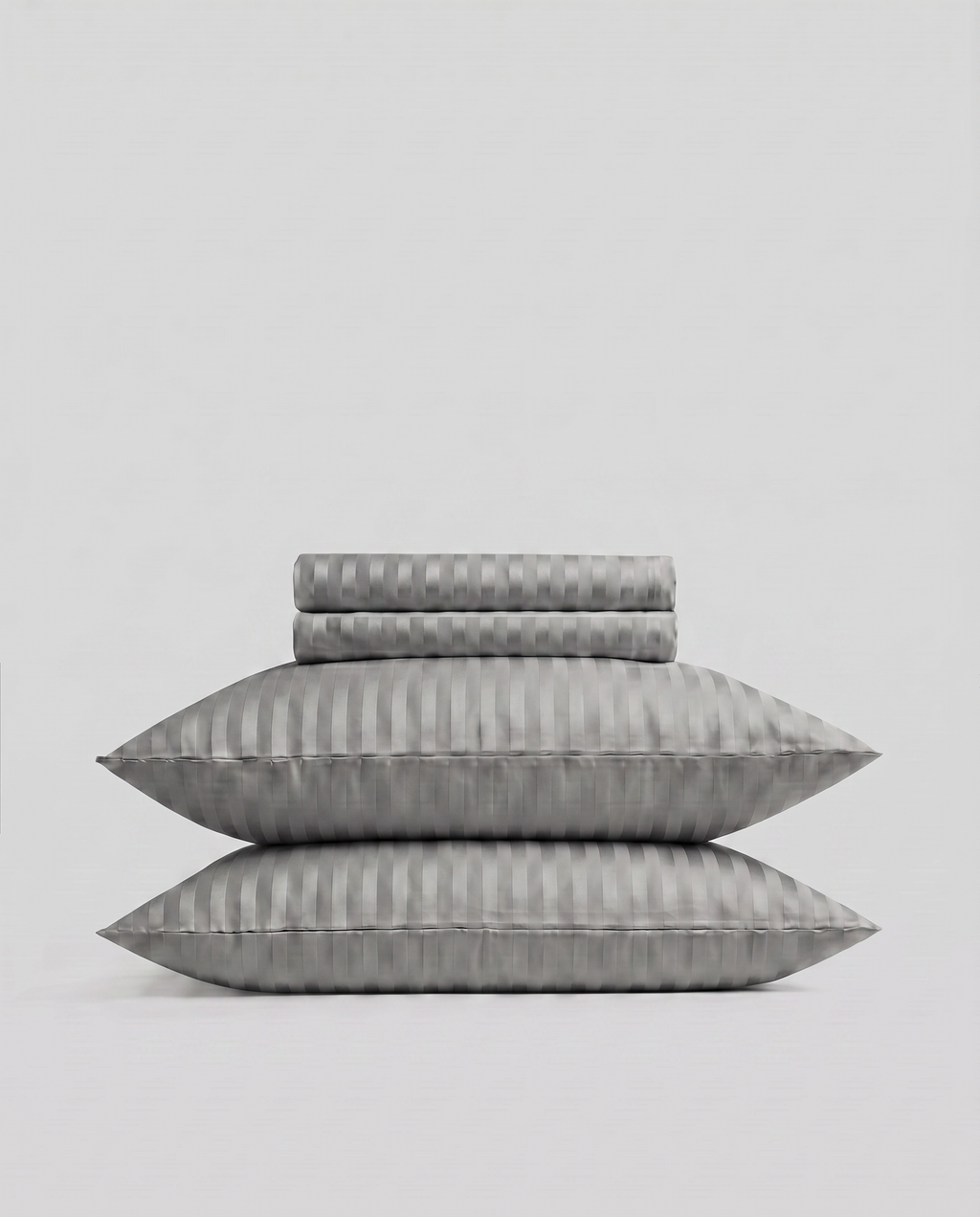 Juego de Sábanas Gris Niebla - Colección Allegro
